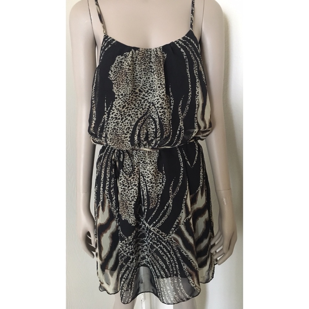 Poetry Safari Print Summer Dress
